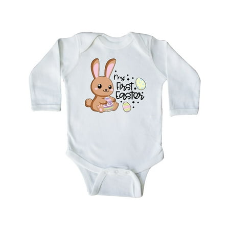 Inktastic My 1st Easter with Brown Bunny and Easter Eggs Gift Baby Boy or Baby Girl Long Sleeve Bodysuit
Inktastic My 1st Easter with Brown Bunny and Easter Eggs Gift Baby Boy or Baby Girl Long Sleeve Bodysuit