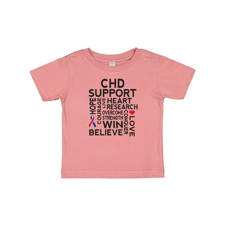Inktastic CHD Awareness Heart Defect Gift Baby Boy or Baby Girl T-Shirt