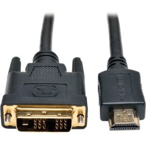 Tripp Lite 3ft HDMI to DVI-D Digital Monitor Adapter Video Converter Cable M\/M 3'
