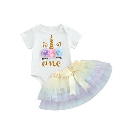 Calsunbaby Newborn Baby Girls 2Pcs Clothes Set Unicorn Flower Pattern Short Sleeve Romper Multi-layer Yarn Hem Bow Skirt Suit
Calsunbaby Newborn Baby Girls 2Pcs Clothes Set Unicorn Flower Pattern Short Sleeve Romper Multi-layer Yarn Hem Bow Skirt Suit