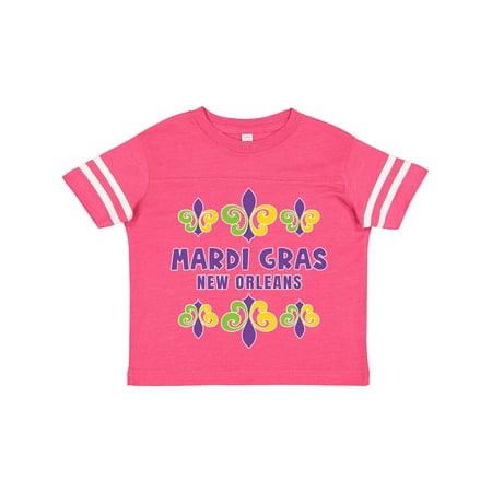 Inktastic Mardi Gras New Orleans with Fleur De Lis Trio Gift Toddler Boy or Toddler Girl T-Shirt