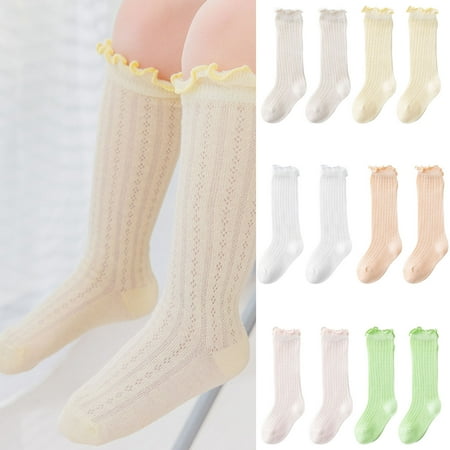 Dream Lifestyle 1 Pair Toddler Socks Mesh Design Non-slip Cotton Knee High Hollow Out Ruffled Baby Socks for Indoor
Dream Lifestyle 1 Pair Toddler Socks Mesh Design Non-slip Cotton Knee High Hollow Out Ruffled Baby Socks for Indoor