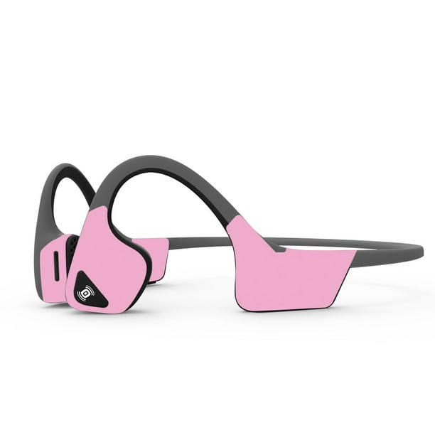 Skin Decal Wrap for Aftershokz Trekz Air Wireless sticker Solid Pink