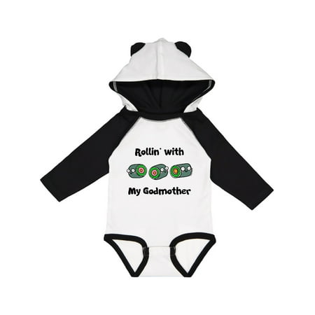Inktastic Rollin with my Godmother Gift Baby Boy or Baby Girl Long Sleeve Bodysuit
Inktastic Rollin with my Godmother Gift Baby Boy or Baby Girl Long Sleeve Bodysuit