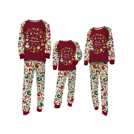 Peyakidsaa Family Matching Christmas Pajamas Cartoon Letter Print Long-Sleeved Tops + Retro Pattern Trousers
Peyakidsaa Family Matching Christmas Pajamas Cartoon Letter Print Long-Sleeved Tops + Retro Pattern Trousers