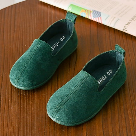 Hunpta Baby Fashion Child Girls Solid Color Casual Single Leather Pricness Shoes
