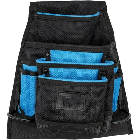Pro Dynamic Nylon 10 Pocket Pouch with Dual Hammer Holder UV and Water Resistant