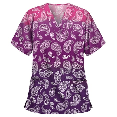 yoeyez Scrub Tops Women Stretchy Women Short Sleeve V-neck Tops Working Uniform Blouse Uniformes De Enfermeras De Mujer
yoeyez Scrub Tops Women Stretchy Women Short Sleeve V-neck Tops Working Uniform Blouse Uniformes De Enfermeras De Mujer