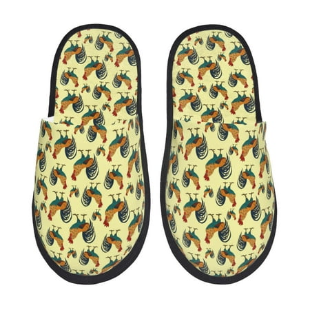 Fuzoiu Roosters In Farm Print Unisex Furry Slippers Plush Indoor Shoes Trendy House Slippers Anti-Skid EVA Sole House Shoes for Home Office and Travel -Medium
Fuzoiu Roosters In Farm Print Unisex Furry Slippers Plush Indoor Shoes Trendy House Slippers Anti-Skid EVA Sole House Shoes for Home Office and Travel -Medium