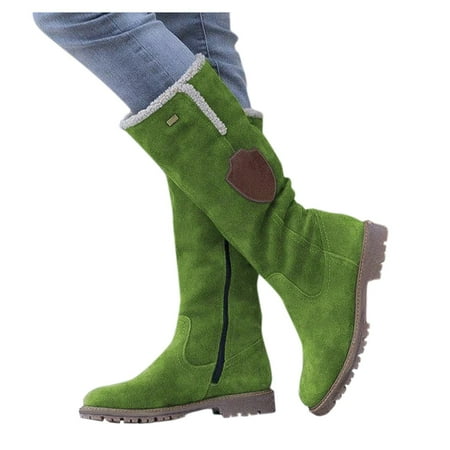 Oyedens Mid Calf Snow Boots for Women Fashion Suede Fleece Lined Winter Warm Flats Knee High Boots
Oyedens Mid Calf Snow Boots for Women Fashion Suede Fleece Lined Winter Warm Flats Knee High Boots