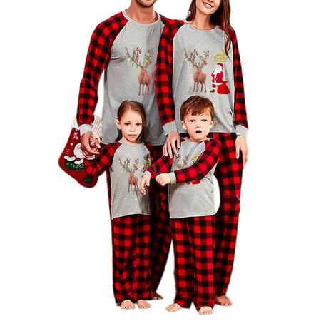 Ma&Baby Christmas Pajamas for Family Xmas Elk Reindeer Print Plaid Womens Pjs Matching Sets
Ma&Baby Christmas Pajamas for Family Xmas Elk Reindeer Print Plaid Womens Pjs Matching Sets