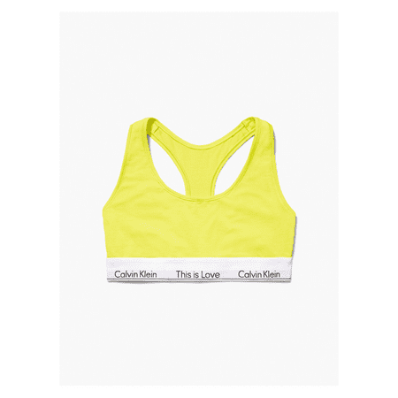 Calvin Klein Pride Modern Cotton This Is Love Unlined Bralette Citrina M
