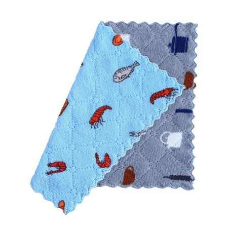 Cute Kitchen Towels Set 5PCS Dish Cloth Double-sided Two-color Dish-washing Towel Coral Fleece Hanging Cloth Scouring Pad Dish Wash Rags for Kitchen
Cute Kitchen Towels Set 5PCS Dish Cloth Double-sided Two-color Dish-washing Towel Coral Fleece Hanging Cloth Scouring Pad Dish Wash Rags for Kitchen