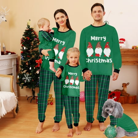 Matching Family Christmas Pajamas Sets Christmas Buffalo Plaid Stripe Print Baby-Kids-Adult-Pet Size 2-Piece Top and Pants Bodysuits Pajamas Set
Matching Family Christmas Pajamas Sets Christmas Buffalo Plaid Stripe Print Baby-Kids-Adult-Pet Size 2-Piece Top and Pants Bodysuits Pajamas Set