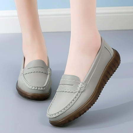 Women‘s Low Wedge Loafers Solid Color Lightweight Non Slip Casual Slip On Shoes Women‘s Footwear
Women‘s Low Wedge Loafers Solid Color Lightweight Non Slip Casual Slip On Shoes Women‘s Footwear