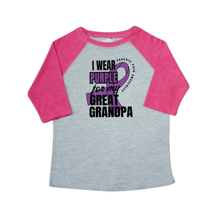 Inktastic Chronic Pain I Wear Purple For My Great Grandpa Gift Toddler Boy or Toddler Girl T-Shirt
Inktastic Chronic Pain I Wear Purple For My Great Grandpa Gift Toddler Boy or Toddler Girl T-Shirt