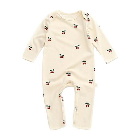 Avamo Newborn Casual Floral Print Overall Long Sleeve Loose Bodysuit Baby One Piece Home Jumpsuit Small Cherry 66cm
Avamo Newborn Casual Floral Print Overall Long Sleeve Loose Bodysuit Baby One Piece Home Jumpsuit Small Cherry 66cm