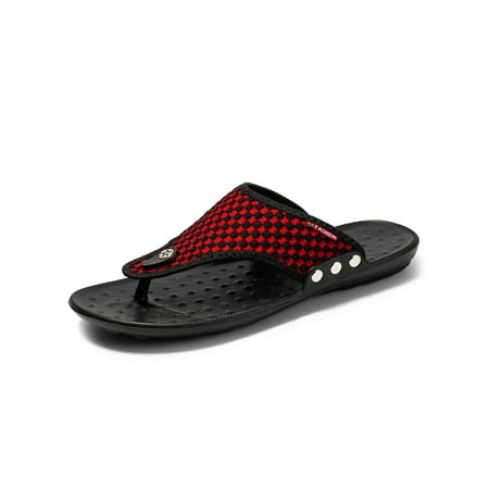 Gomelly Men Thong Sandals Lightweight Summer Beach Shoes Size 7-10