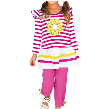 Spazoro Toddler Girls Outfits Sets Shirts and Pants 2PC Fall and Winter Cute Print Pajamas Clothes Sets for Baby Kids Girls Hot Pink Size 3 T 
Spazoro Toddler Girls Outfits Sets Shirts and Pants 2PC Fall and Winter Cute Print Pajamas Clothes Sets for Baby Kids Girls Hot Pink Size 3 T