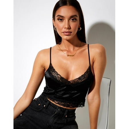 Lesimsam Women Sexy Lace Jacquard Velvet Camisole Thin Spaghetti Straps Bodycon Slim Camis Tops
Lesimsam Women Sexy Lace Jacquard Velvet Camisole Thin Spaghetti Straps Bodycon Slim Camis Tops