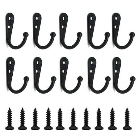 10 pack with wall screws alloy hanger single hook bathroom coat hanger two colors available home accessories
10 pack with wall screws alloy hanger single hook bathroom coat hanger two colors available home accessories