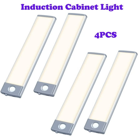 Ledander Motion Sensor LED Under Cabinet Lighting Wireless Cabinet Light Rechargeable Closet Light 30LED Battery Powered for Kitchen Closet (Warm White 4 Pack)
Ledander Motion Sensor LED Under Cabinet Lighting Wireless Cabinet Light Rechargeable Closet Light 30LED Battery Powered for Kitchen Closet (Warm White 4 Pack)