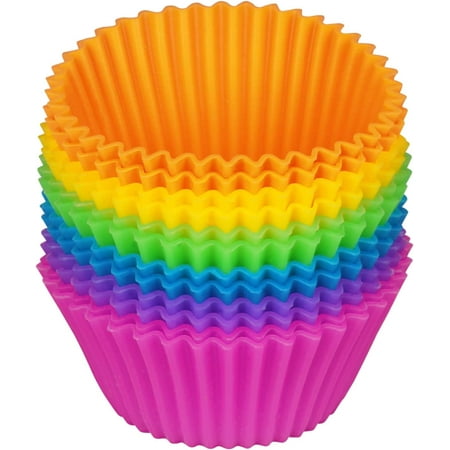 12 Pack Silicone Cupcake Liners Silicone Baking Cups Muffin Cups Reusable Cupcake Multi Bright Colors
12 Pack Silicone Cupcake Liners Silicone Baking Cups Muffin Cups Reusable Cupcake Multi Bright Colors