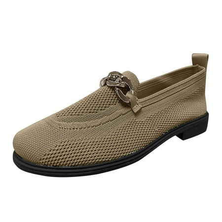 dmqupv Women Casual Shoes Heels Shoes Flat Low Heel Fly Woven Mesh Breathable Comfortable Slip On Chain Casual Sandal for Women Shoes Beige 7.5
dmqupv Women Casual Shoes Heels Shoes Flat Low Heel Fly Woven Mesh Breathable Comfortable Slip On Chain Casual Sandal for Women Shoes Beige 7.5