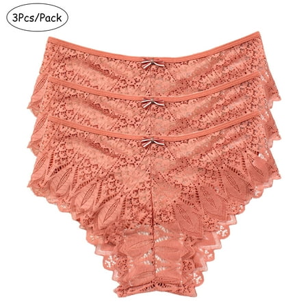 Panty Sets Pack of 3 Womens 3Pcs Floral Lace Briefs Panties Plus Size Underwear Breathable Comfortable Bottoms (X-Large Orange)
Panty Sets Pack of 3 Womens 3Pcs Floral Lace Briefs Panties Plus Size Underwear Breathable Comfortable Bottoms (X-Large Orange)
