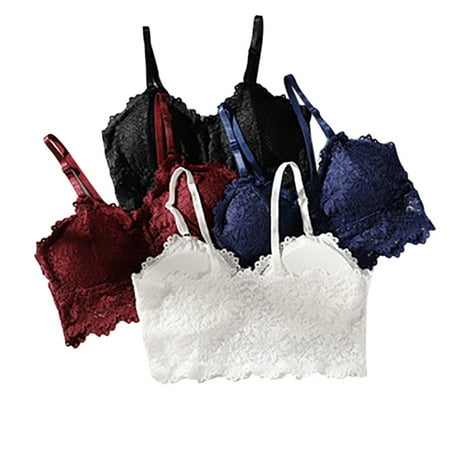 DENGDENG Womens Comfort Soft Padded Bra Seamless Lace Bra for Women Sports Straps Stretch Bralette
DENGDENG Womens Comfort Soft Padded Bra Seamless Lace Bra for Women Sports Straps Stretch Bralette