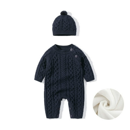 ZMHEGW Child Sweater Toddler Baby Girls Boys Solid Spring Winter Long Sleeve Button Thick Knit Romper Jumpsuit Clothes Kids Coat
ZMHEGW Child Sweater Toddler Baby Girls Boys Solid Spring Winter Long Sleeve Button Thick Knit Romper Jumpsuit Clothes Kids Coat