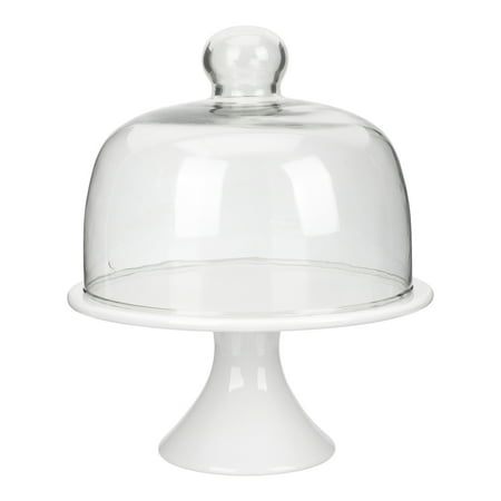 Cake Serving Plate Ceramic Snack Dessert Holder Fruit Foretaste Holder with Glass Cover 
Cake Serving Plate Ceramic Snack Dessert Holder Fruit Foretaste Holder with Glass Cover