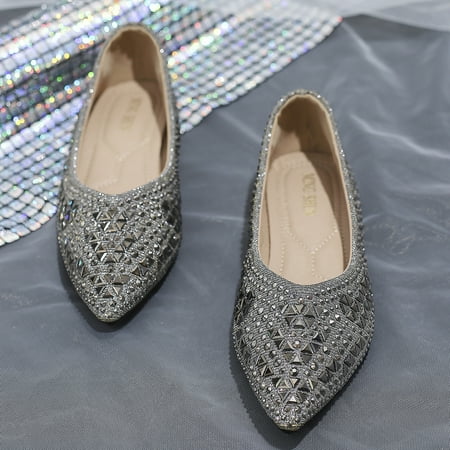Women‘s Rhinestone Flat Shoes Pointed Toe Slip-on Lightweight Casual Shoes Women‘s Comfy Footwear
Women‘s Rhinestone Flat Shoes Pointed Toe Slip-on Lightweight Casual Shoes Women‘s Comfy Footwear