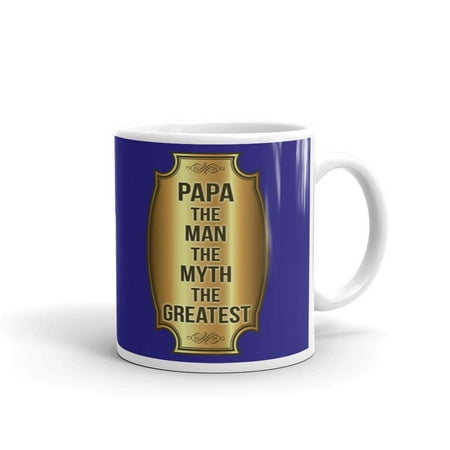 Papa The Man The Myth The Greatest Coffee Tea Ceramic Mug Office Work Cup Gift 11 Oz
Papa The Man The Myth The Greatest Coffee Tea Ceramic Mug Office Work Cup Gift 11 Oz