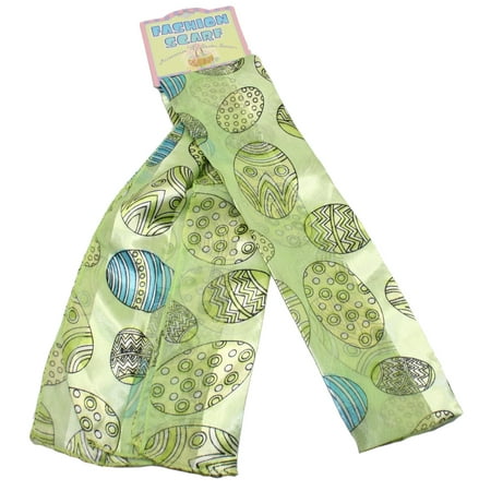 DM Merchandising 3Pack Easter Scarf - Green Egg