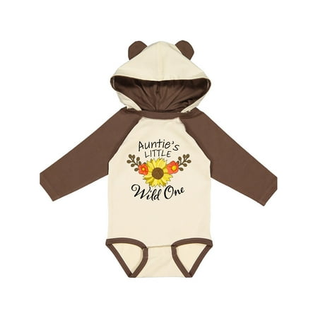 Inktastic Auntie s Little Wild 1 with Beautiful Sunflower Gift Baby Boy or Baby Girl Long Sleeve Bodysuit
Inktastic Auntie s Little Wild 1 with Beautiful Sunflower Gift Baby Boy or Baby Girl Long Sleeve Bodysuit