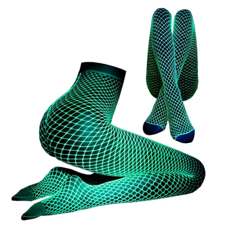 Glow in the Dark Fishnet Stockings Leggings Luminous Glowing Fishnet Socks Tights High Waist White Fishnet Tights for Women
Glow in the Dark Fishnet Stockings Leggings Luminous Glowing Fishnet Socks Tights High Waist White Fishnet Tights for Women