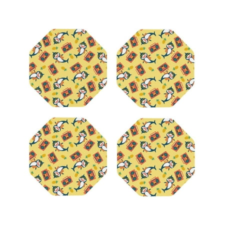Leather Coasters of 4 cute smiling sharks Drink Coasters Foe Tabletop Protection Funny Desk Coasters Good Housewarming Gifts Octagon
Leather Coasters of 4 cute smiling sharks Drink Coasters Foe Tabletop Protection Funny Desk Coasters Good Housewarming Gifts Octagon