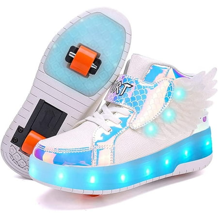 YAZI Kids Roller Shoes Boy Girl Sneakers with Wheels Become Sport Sneaker with Led for Christmas Birthday Children Show Gift
YAZI Kids Roller Shoes Boy Girl Sneakers with Wheels Become Sport Sneaker with Led for Christmas Birthday Children Show Gift
