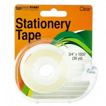 Bulk Buys HW974-48 Clear Stationery Tape in Dispenser - 48 Piece -Pack of 48