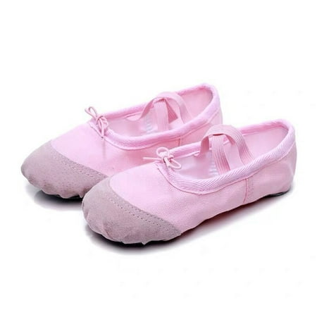 HAWEE Canvas Ballet Shoes for Girls Ballet Practice Shoes/Full Sole Ballet Slippers Flats/Yoga Dance Shoes
HAWEE Canvas Ballet Shoes for Girls Ballet Practice Shoes/Full Sole Ballet Slippers Flats/Yoga Dance Shoes