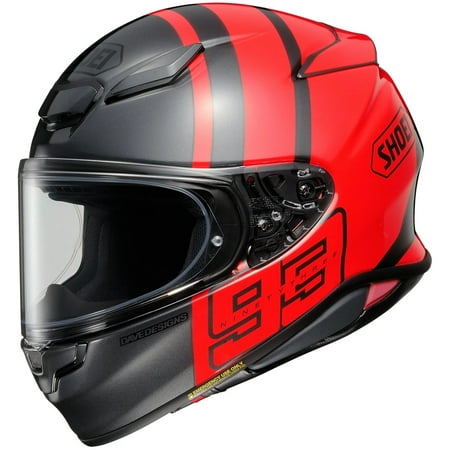 Shoei RF-1400 MM93 Collection Track Helmet - TC-1 Red/Black