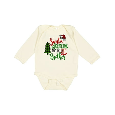 Inktastic Santa is Promoting Me to Big Brother Green Plaid Tree Gift Baby Boy Long Sleeve Bodysuit
Inktastic Santa is Promoting Me to Big Brother Green Plaid Tree Gift Baby Boy Long Sleeve Bodysuit