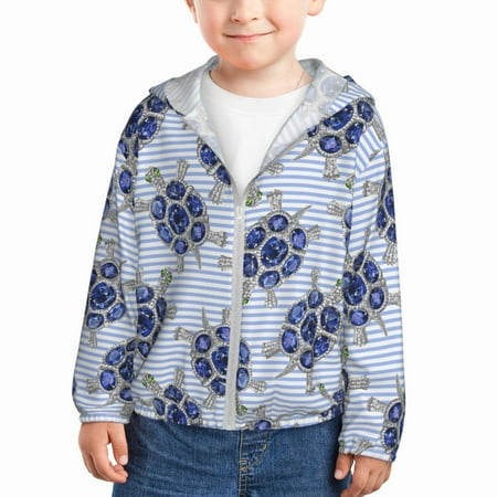 Gaeub Turtle with Blue Stones Print Athletic Sun Protection Hoodie for Kids Long Sleeve Outdoor UV Shirt Running Fishing Top for Boys Girls-3 Years
Gaeub Turtle with Blue Stones Print Athletic Sun Protection Hoodie for Kids Long Sleeve Outdoor UV Shirt Running Fishing Top for Boys Girls-3 Years