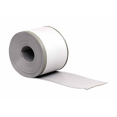 M-D Building 93245 Adhesive Back Vinyl Cove Wall Base Roll 4 x20 Silver Gray