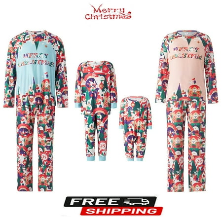 ESASSALY Christmas Pajamas For Family Colorful Print Long Sleeve Tops with Elastic Waist Pants Christmas Pajamas
ESASSALY Christmas Pajamas For Family Colorful Print Long Sleeve Tops with Elastic Waist Pants Christmas Pajamas