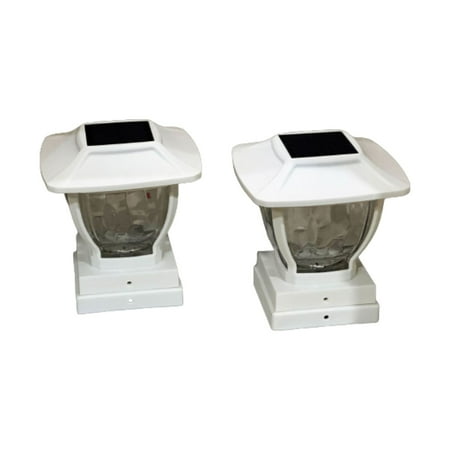 MAXSA Innovations Solar Wave Style Post Cap & Deck Railing Lights - White - Set of 2
MAXSA Innovations Solar Wave Style Post Cap & Deck Railing Lights - White - Set of 2