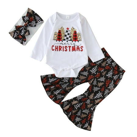 Baby Girls Outfit Sets Christmas Long Sleeve Romper Bowknot Pants Headband Outfit Sets 3 Piece 12-18 Months
Baby Girls Outfit Sets Christmas Long Sleeve Romper Bowknot Pants Headband Outfit Sets 3 Piece 12-18 Months