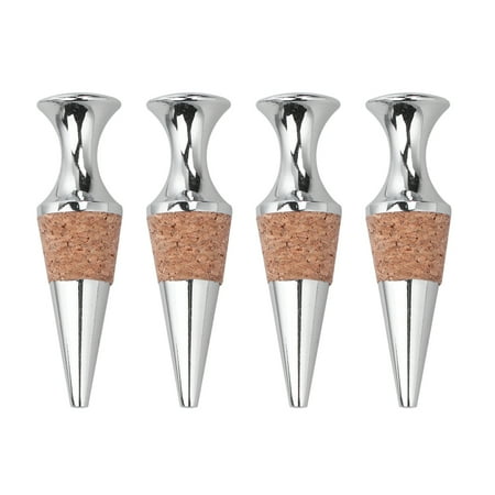 4PCS Metal Wine Stopper Champagne Bottle Sealer Cork Wine Plug Stopper Party Favors (Flat Cork Stopper)
4PCS Metal Wine Stopper Champagne Bottle Sealer Cork Wine Plug Stopper Party Favors (Flat Cork Stopper)