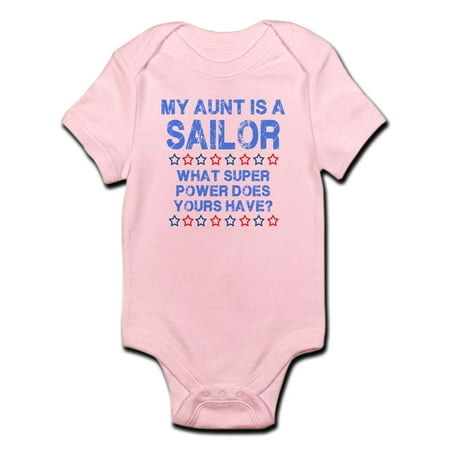 CafePress - My Aunt Is A Sailor (Blue) Infant Bodysuit - Baby Light Bodysuit
CafePress - My Aunt Is A Sailor (Blue) Infant Bodysuit - Baby Light Bodysuit
